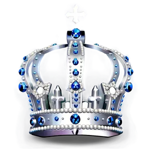 White Crown With Diamonds Png 06252024 PNG image