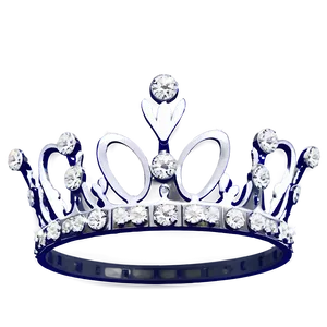 White Crown With Diamonds Png Oax PNG image