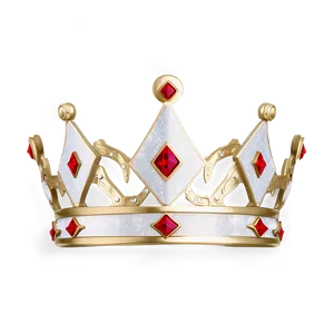 White Crown With Glitter PNG 11 PNG