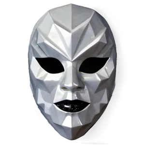 White Diamond Mask PNG 1