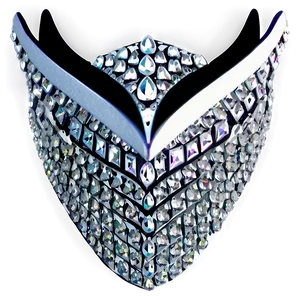 White Diamond Mask PNG 39