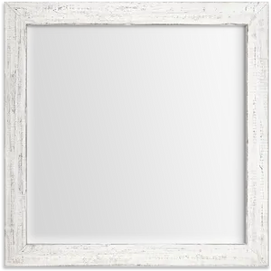 White Distressed Frameon Black Background PNG image