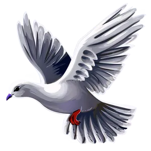 White Dove Clipart Png 06262024 PNG image