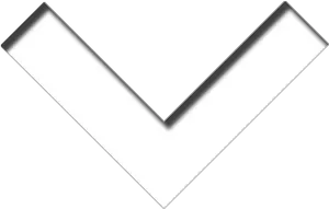White Downward Arrow PNG image