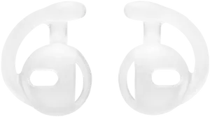 White Earbuds Ear Tips Accessories PNG image