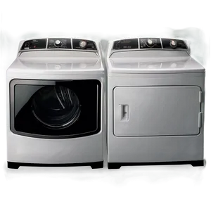 White Electric Dryer PNG 74