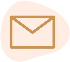 White Email Icon Graphic PNG