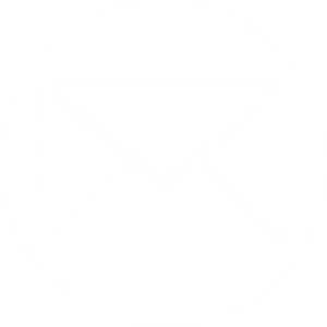 White Email Icon Simple Design PNG image