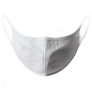 White Fabric Mask Png 06272024 PNG image