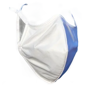 White Fabric Mask Png 13 PNG image