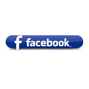 White Facebook Button Png 06272024 PNG image