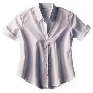 White Fashion Shirt Png 05252024 PNG image