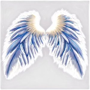 White Feather Wings PNG 06262024