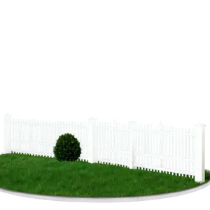 White Fence For Front Yard PNG Wdu4 PNG