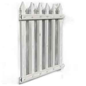 White Fence With Lattice PNG Qwg93