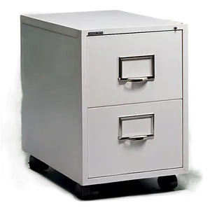 White Filing Cabinet Png 06272024 PNG image