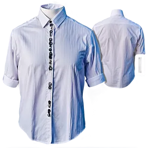 White Fitted Shirt Png Ixn85 PNG image