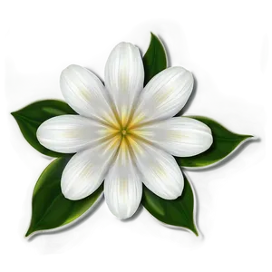 White Flower Art PNG 05242024 PNG