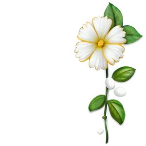 White Flower Detail PNG Hcg36 PNG
