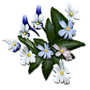 White Flower Theme PNG Rfv PNG