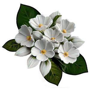 White Flowers Wedding Decor PNG 64 PNG