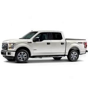 White Ford F150 Xlt Png 06212024 PNG image