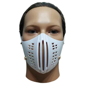 White Full Face Mask PNG 06272024 PNG