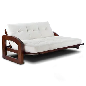 White Futon Bed PNG 11