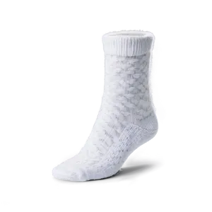 White Fuzzy Socks PNG 06272024