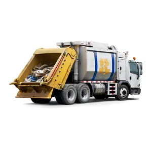 White Garbage Truck Png Xus71 PNG image