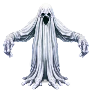 White Ghostly Monster Specter Png Gxu73 PNG image