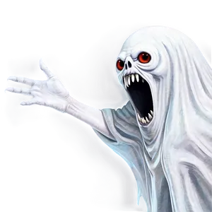 White Ghostly Monster Specter Png Tgw78 PNG image