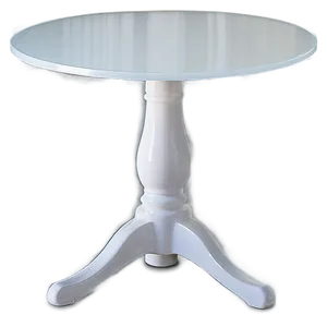 White Glass Table PNG 88