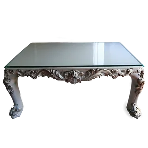 White Glass Table PNG 98 PNG