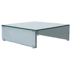 White Glass Table PNG Tqt8