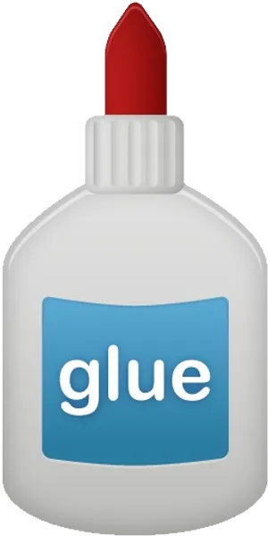 White Glue Bottle Graphic PNG