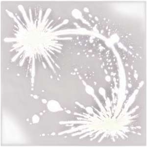 White Grunge Splatter Effect PNG 06122024