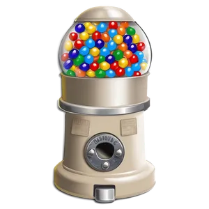 White Gumball Machine PNG Qot