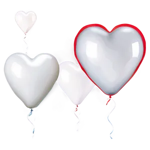 White Heart Balloon Png 78 PNG image