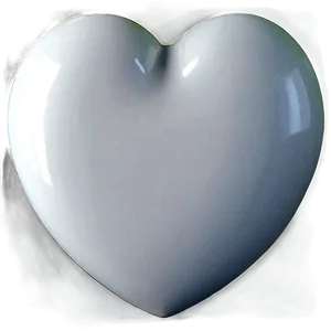 White Heart Clipart Png Geb PNG image