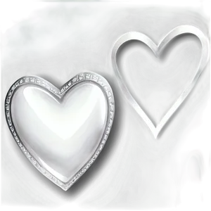 White Heart Clipart Png Pjg56 PNG image