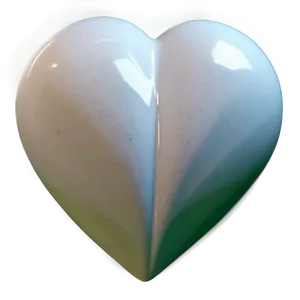 White Heart In 3d Png Abq12 PNG image