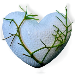 White Heart In Nature Png Ioq38 PNG image