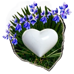 White Heart In Nature Png Kan77 PNG image