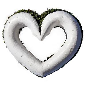 White Heart In Nature Png Urx PNG image