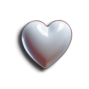 White Heart Shape Png Dcl PNG image