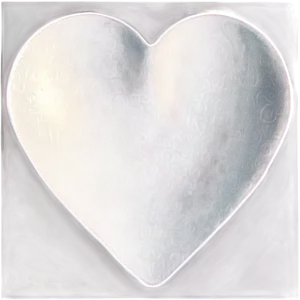 White Heart Shape Png Ili PNG image