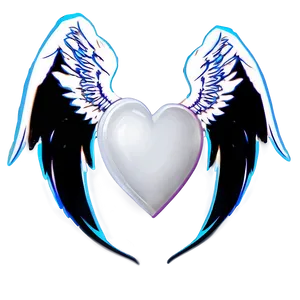 White Heart With Wings Png Awi97 PNG image
