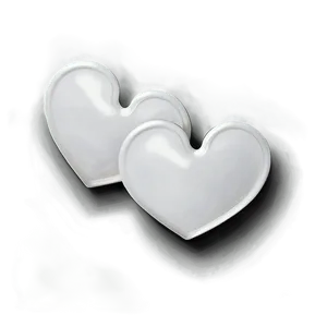 White Hearts Background Png 06252024 PNG image