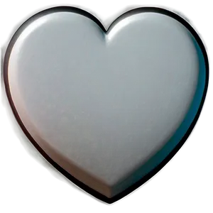 White Hearts Cartoon PNG Kvn